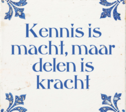 Kennis is macht